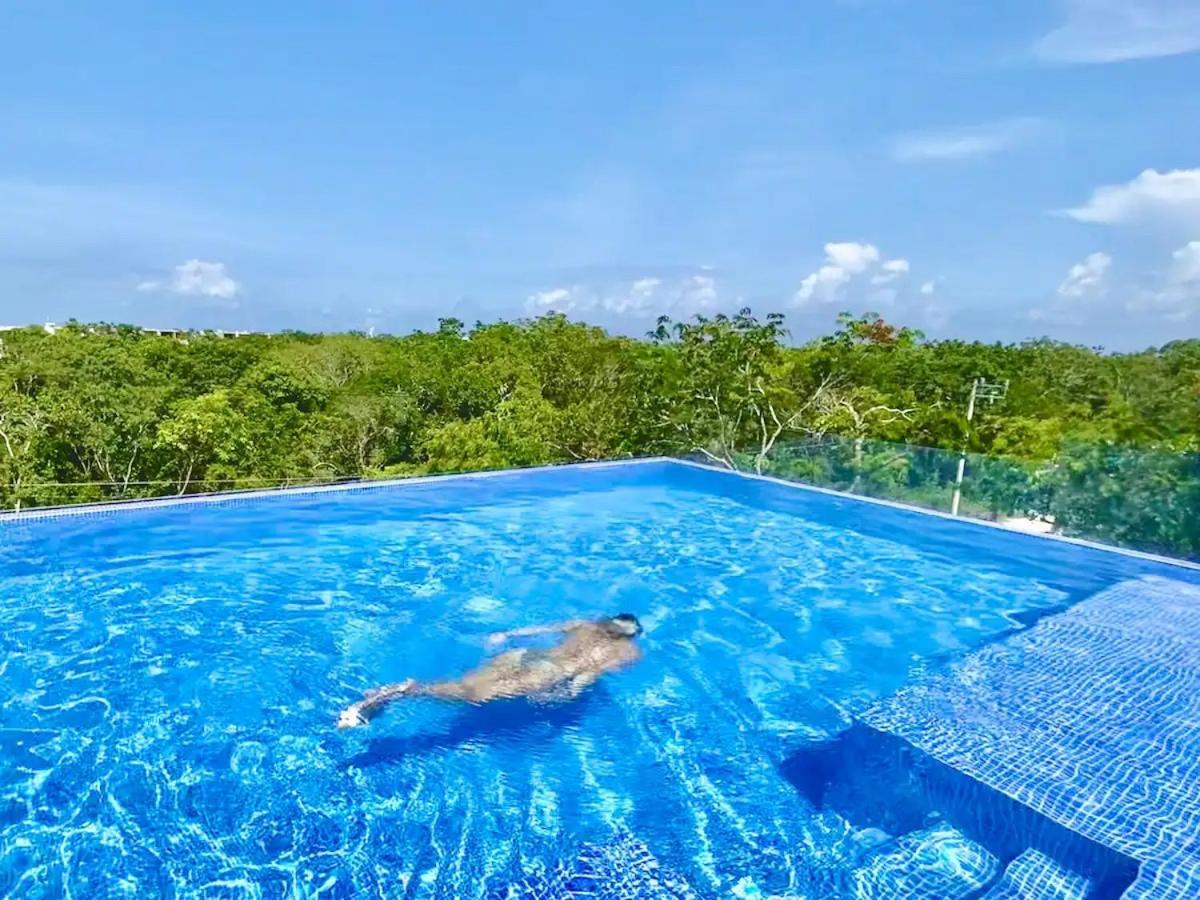 Suit Next To The Common Top Roof Exclusive Building Kingsize Bed 2 Super Pools, Gym, Grill Tulum Exterior photo